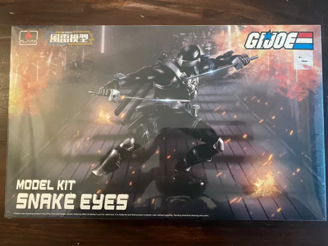 Flame Toys Furai G.I. Joe Snake Eyes 6 Inch Action Model Kit Brand New ~ Sealed