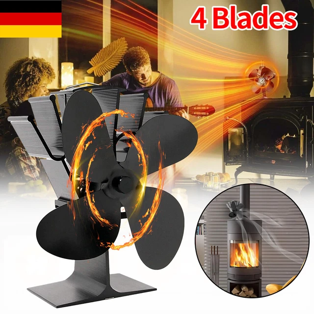 Ventilatore Magnetico Per Camino Titeck | Senza Elettricità 6 Pale | Silenzioso E Autonomo - Foto 8