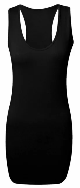 Womens Ladies  Casual Muscle Racer Back Vests Plain Vest Top8-26