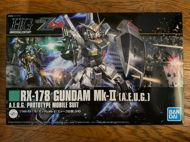 Bandai 193 RX-178 Gundam Mk-II (AEUG) HGUC 1/144 Model Kit – A-Z Toy Hobby