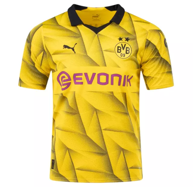 Puma BVB Borussia Dortmund 2023-24 Third Soccer Jersey - Yellow/Black