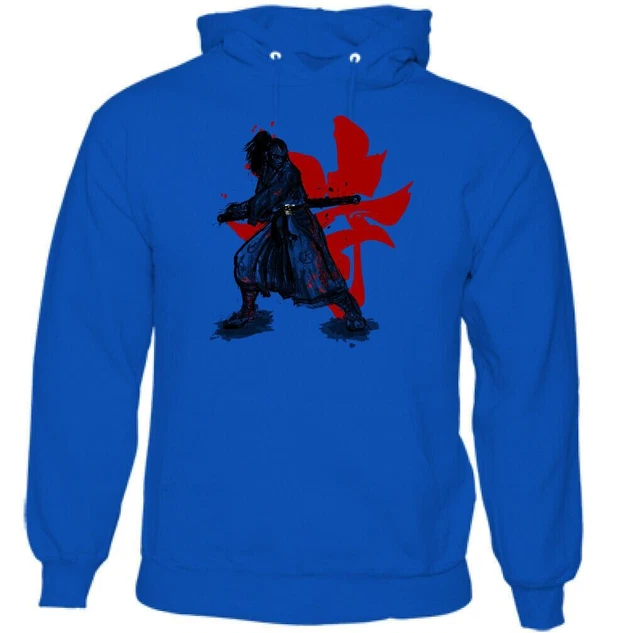 Felpa con cappuccio Samurai Warrior Uomo Arti Marziali MMA Allenamento Top Sword Kanta Giappone 6
