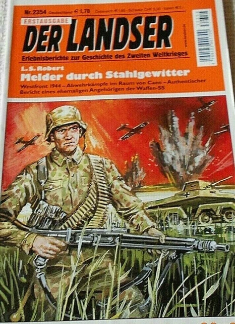 Stahlgewitter Ruhm Und Ehre Der Waffen Ss Download DER LANDSER NR.2354 "Melder durch Stahlgewitter" Waffen-SS ERSTAUSGABE