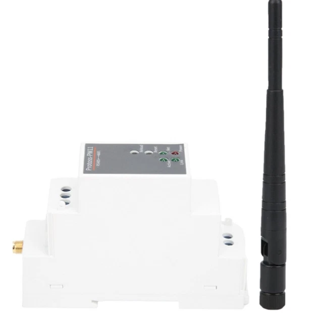 Serveur Série RS485 Vers WiFi ModbusTCP – Antenne Externe, RJ45, Configuration Facile, Support AP/STA