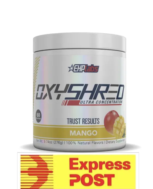Ehplabs Oxyshred Ehp Labs Oxy Shred All Flavours Weight Loss Fast Free Express