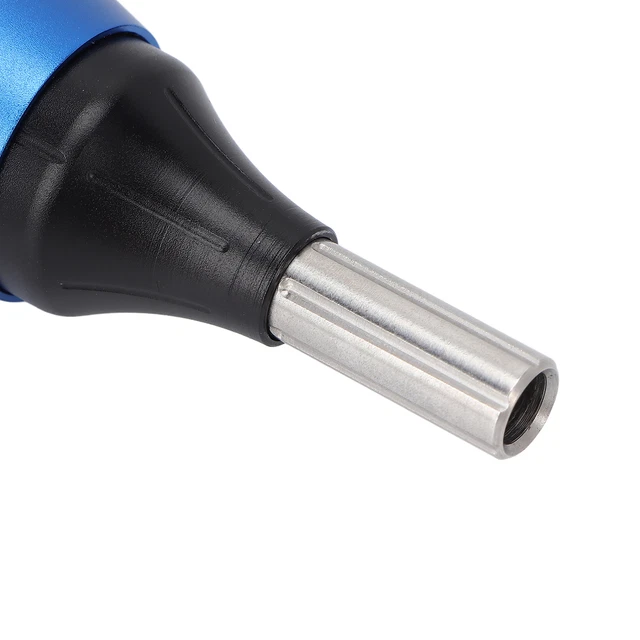 Empuñadura de tatuaje (azul) con barra de aguja tatuaje profesional de aleación de aluminio