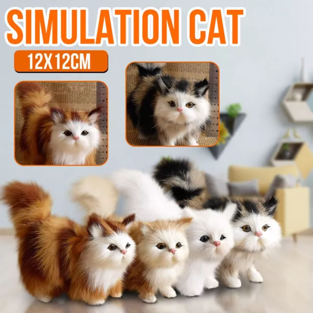 Simulation Cat Toys Plush Toys Simulation Animal Models Children's Gifts