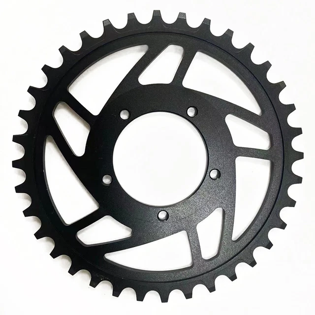36T Plateau de correction décalée pour Bafang pour BBS, plateau de vélo électrique en alliage d'aluminium 6061, convient pour 6 7 8 9 pour 36T Plateau de correction décalée pour Bafang pour BBS, plateau de vélo électrique en alliage d'aluminium 6061, convient pour 6 7 8 9 pour