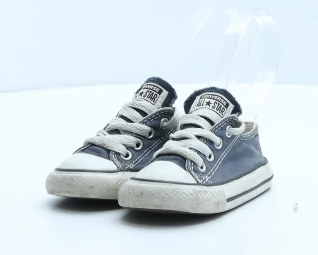 Converse Boys Blue Fabric Sneaker Trainer UK 5 EU 21