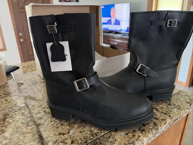 CLIMATE LEATHER MOTORCYCLE Boots Size 13 New With Tags And Box £45.23 ...