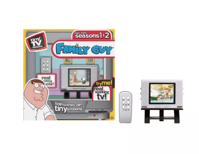 Tiny TV Classics: FAMILY GUY Edition Collectible Color Show NEW