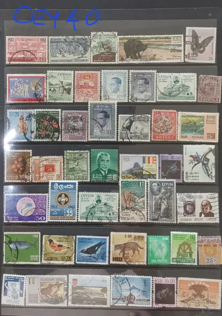 Sri Lanka / Ceylon Selection Used (CEY40)