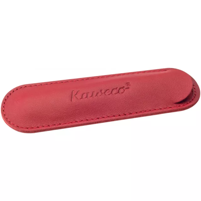 KAWECO Eco Leather Pouch for Sport Pens - Chilli Pepper - Single - NEW