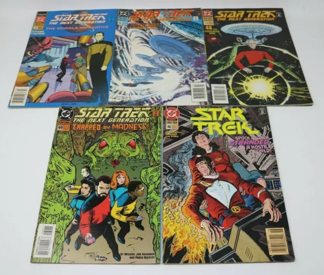 Star Trek The Next Generation Comic Book Lot of 5 Issues 3 16 24 46 60 VG
