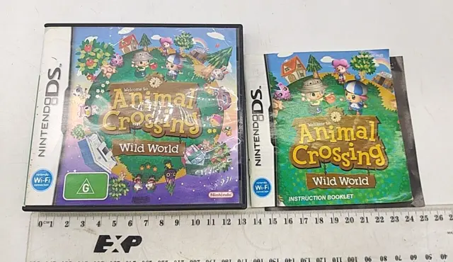 ANIMAL CROSSING WILD WORLD - Nintendo DS GAME case Only - game NOT included NDS