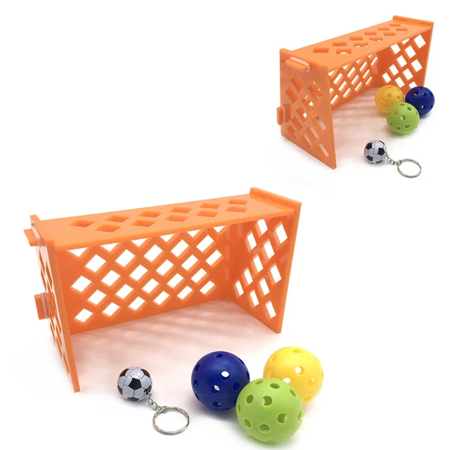 2 Sets Vogel Fußball Spielzeug Interaktive Papagei Spielzeug 12