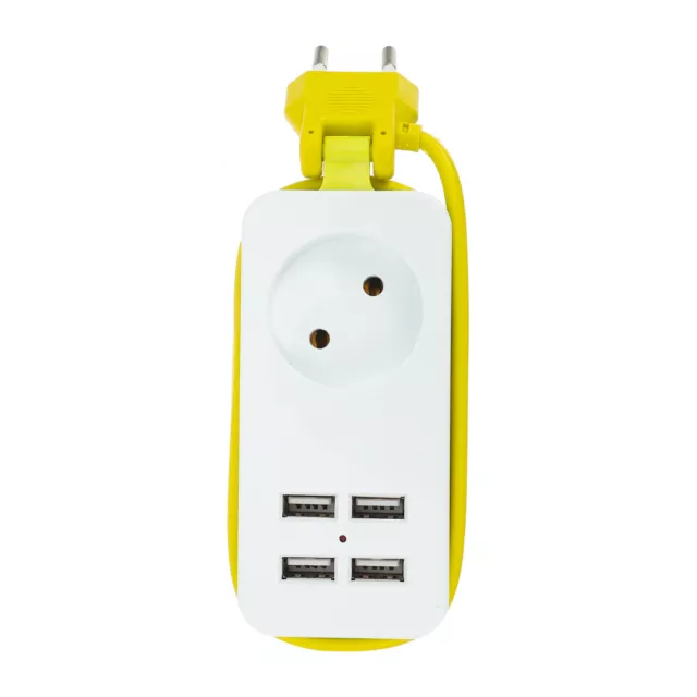 Extension Socket Plug USB Ports Power Strip USB Phone Charger Socket