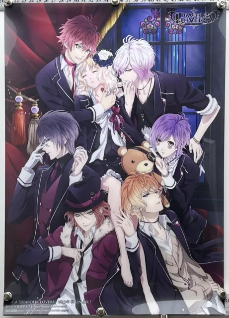 Diabolik Lovers, 2013, On Air!, Manga Anime, Kunststoff, Größe A3, Shop Promo Poster