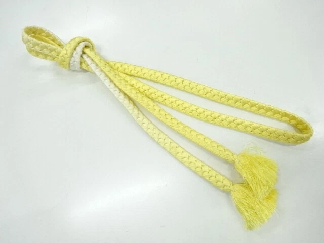 6141766: Japanese Kimono / Vintage Hand-Tied Obijime Cord