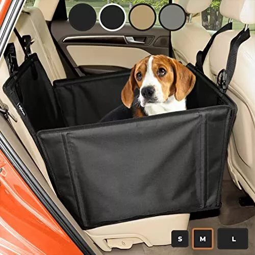 Asiento de coche extra estable para perro Wuglo - asiento de coche reforzado para perro de tamaño mediano