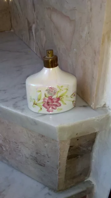 boccetta porta proffumo  in ceramica decorata   , ricaricabile