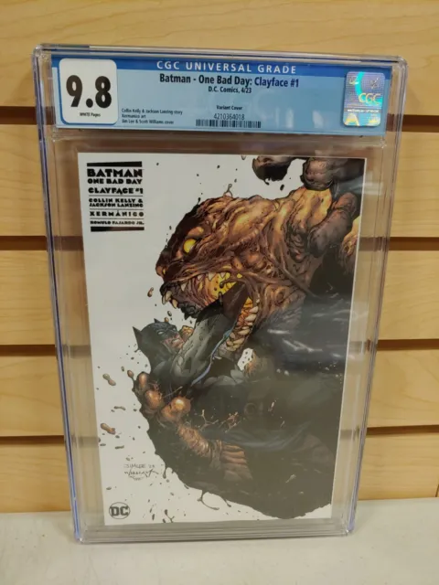 Batman One Bad Day Clayface #1 2023 Jim Lee Variant Cover CGC 9.8
