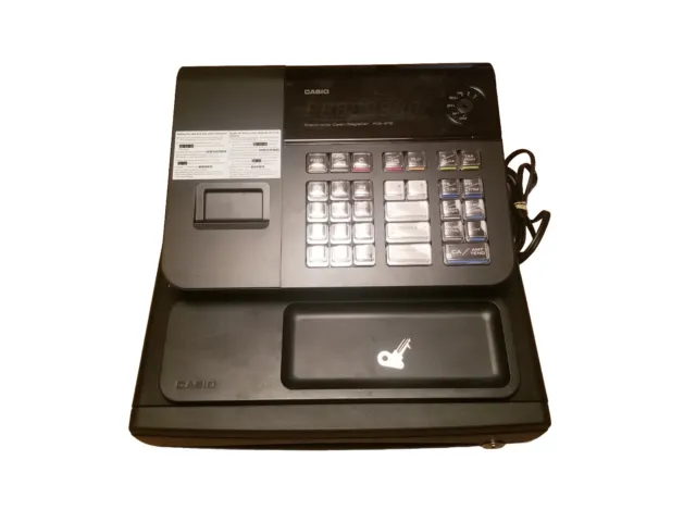 Casio PCR-272 Electronic Cash Register Machine Retail POS System w/ Program Key