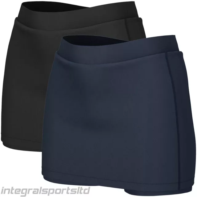 i-sports Pro Skort Gonne Corte Ragazze Per Scuola Corsa PE Hockey Golf Netball