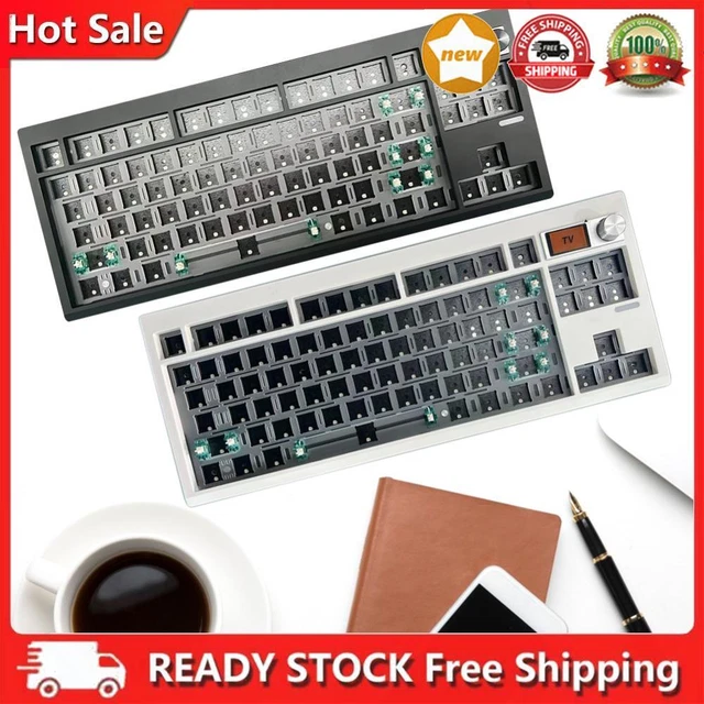 Photo inspiration: Ergonomic Single Shank Mechanical Keyboard Kit Reference: Gmk87 Mechanical Keyboard Kit Ergonomic Keyboard Via Programmable For