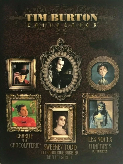 Charlie et la chocolaterie - Sweeney Todd - Les noces funèbres - COFFRET 3 DVD