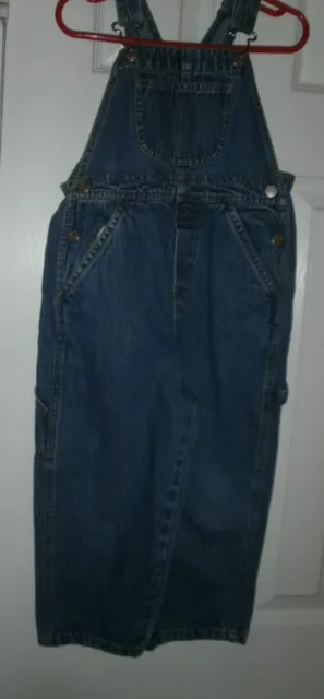 BOYS GIRLS FADED GLORY  sz  4T Blue Denim Carpenter OVERALLS