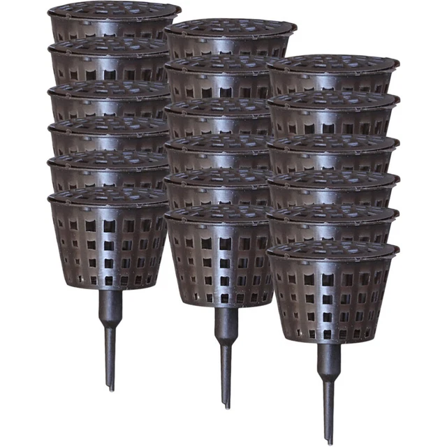 20 Pcs Bonsai Fertilizer Holder Fertilizer Basket Lid Potted Plants Container