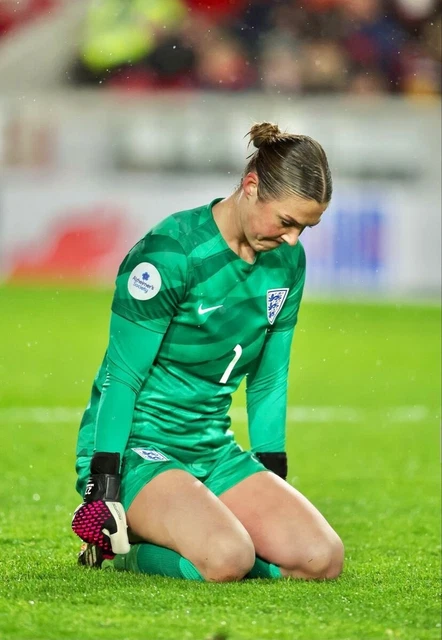 Poster Mary Earps Inghilterra leonesse portiere calcio donna A4