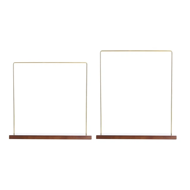 Porte-collier de table support moderne étagère en bois Base barre de