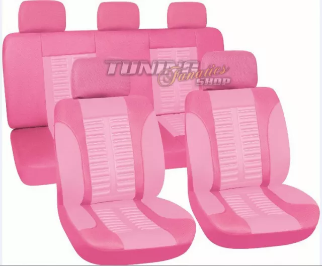 For Many Vehicles Seat Cover Seat Covers Pink/Pink Set