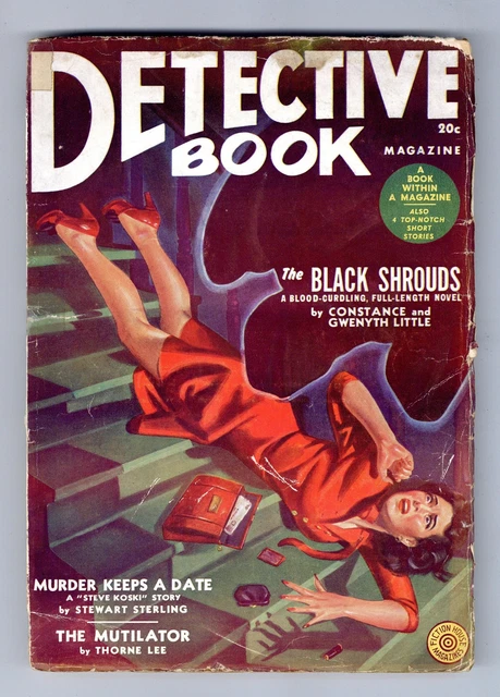 Detective Book Magazine Pulp Jun 1942 Vol. 3 #12 GD 2.0