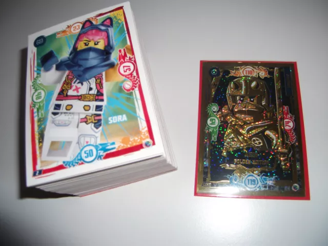 Lego Ninjago Trading Cards Serie 9 alle 192 Basiskarten komplett + LE 21  *Neu*