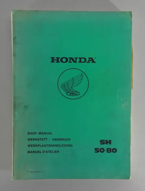 Werkstatthandbuch Honda Scoopy SH 50 / SH 80 Mofa / Mokick / Moped Stand 1984