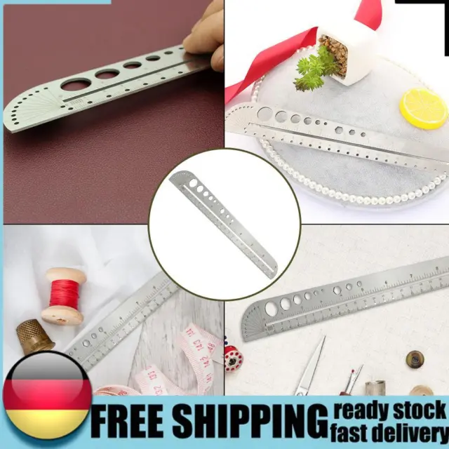 Stainless Steel Ruler Precision Sewing Ruler Metric Ruler School Office Supplies