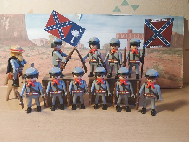 Playmobil western sudiste régiment infanterie texas#SoutienUkraine