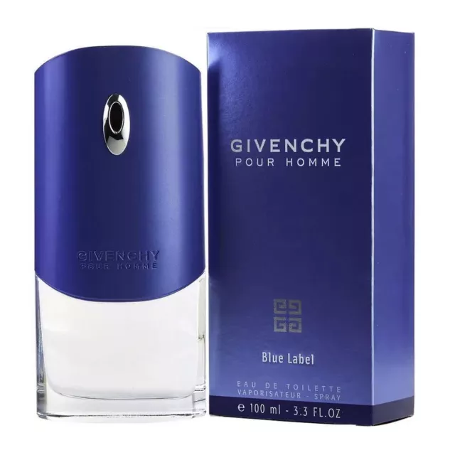 Givenchy Pour Homme Blue Label EDT 3.3 oz / 100 ml Spray For Men