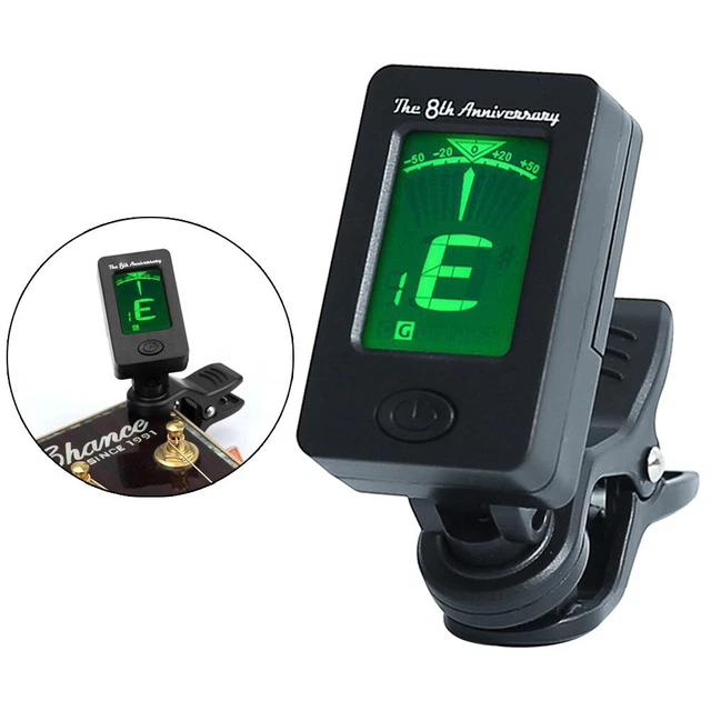 Guitar Tuner Cello Easy To Install Internal Microphone Vibration Sensor