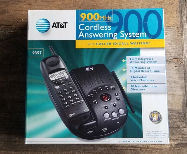 AT&T 9357 900 MHz Single Line Cordless Phone New ATT Telephone 45.00