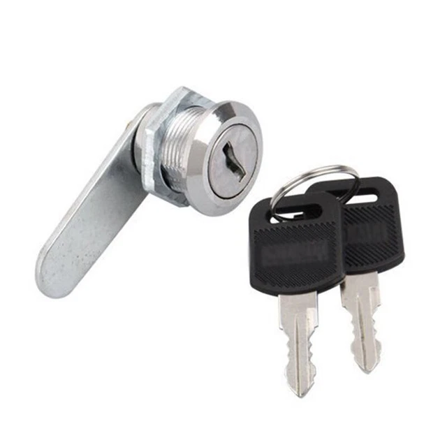 Hasp Avec Cadenas – Serrure Pour Boîte Aux Lettres, Casier Ou Armoire, Noir, Facile à Poser