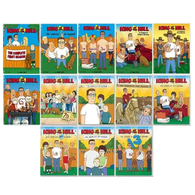 King of the Hill：37-Disc DVD Seasons 1-13 Complete TV Series BOX SET NEW