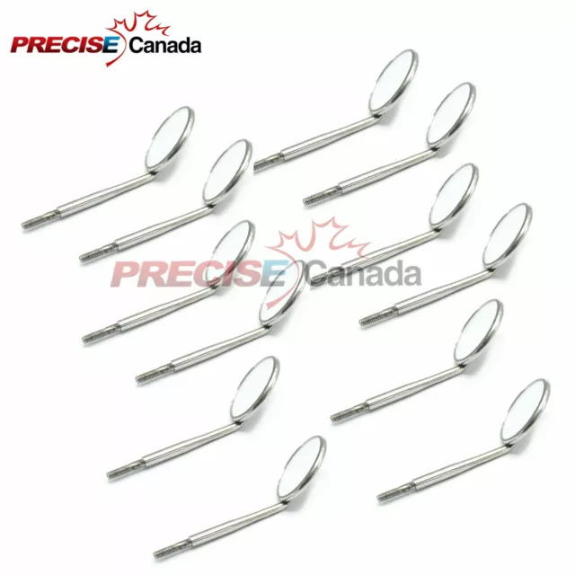 50 Pcs Dental Mouth Mirror heads Cone Socket # 5 Plain - Stainless Steel