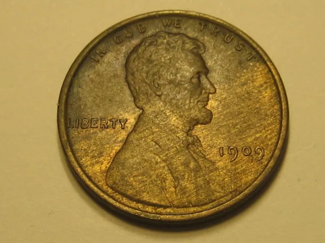 1909-P VDB Lincoln Head Cent BU ERROR BAD METAL MIX
