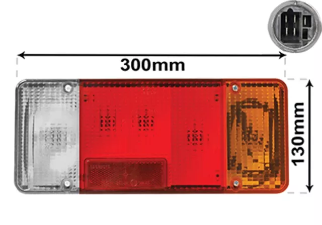 Heckleuchte VAN WEZEL 2810926 für FIAT IVECO DUCATO PEUGEOT CITROËN C25 CAT 4x4