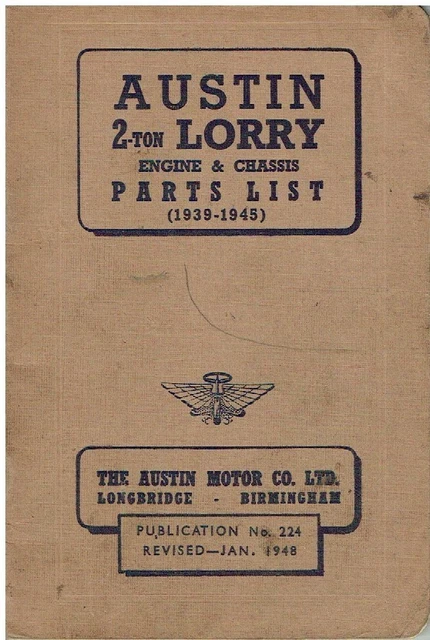 Parts Catalogues, Car Manuals & Literature, Vehicle Parts