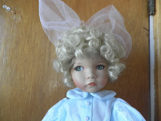 Modern Artist Doll by Dianna Effner - 15" - Redressed Porcelain with Cloth Body